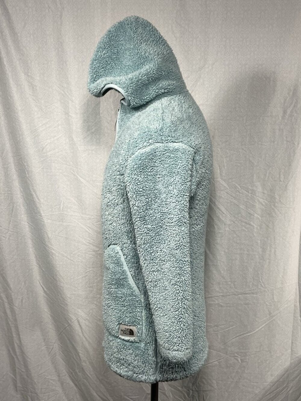 The North Face Youth Girls Campshire Crew Sage Green Size Large 14-16 Fuzzy - Picture 5 of 15